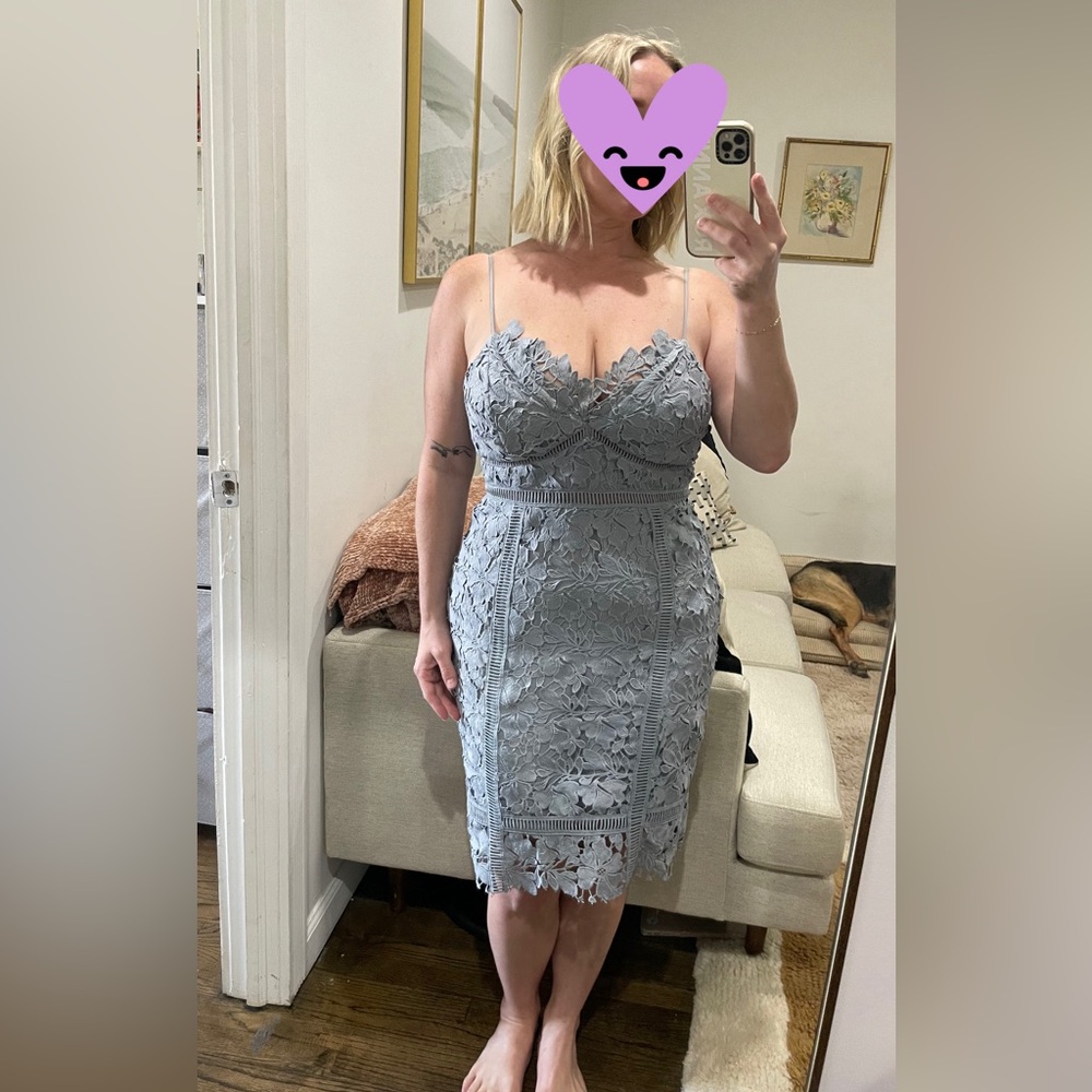 Summer cocktail lace dress